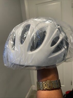 White Multi-Vent Bike Helmet